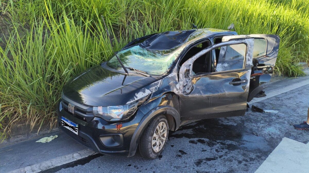 Homem embriagado provoca acidente que afeta nove pessoas na MG-010, em Vespasiano