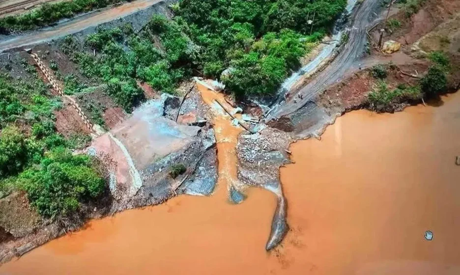 Congonhas registra terceiro vazamento em área de mineração em menos de uma semana