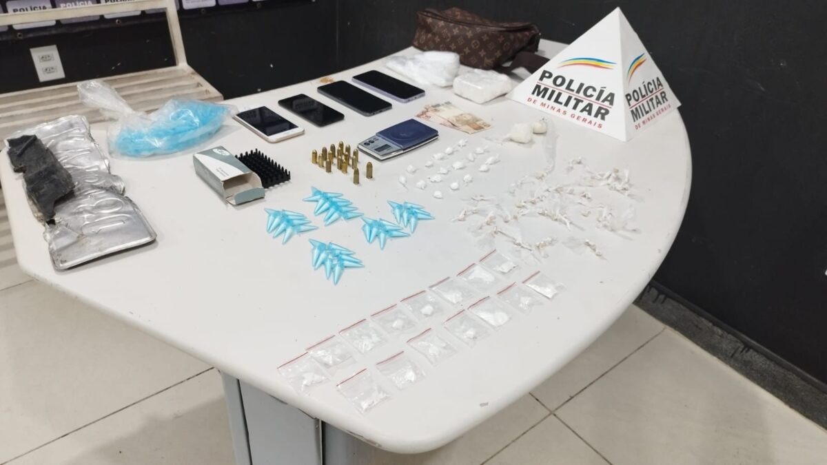 Polícia Militar prende três jovens por tráfico e apreende grande quantidade de drogas em Itabira
