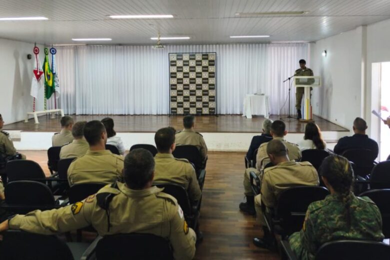 Cerimônia no 26º Batalhão da Polícia Militar marca início das obras de reforma do canil da ROCCA em Itabira