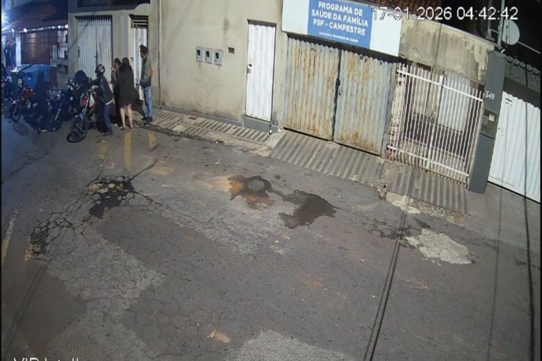 Câmeras flagram momento em que homem é morto a tiros no Campestre, em Itabira