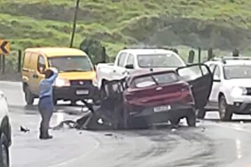BR-381: colisão frontal deixa um morto e três feridos em Nova Era