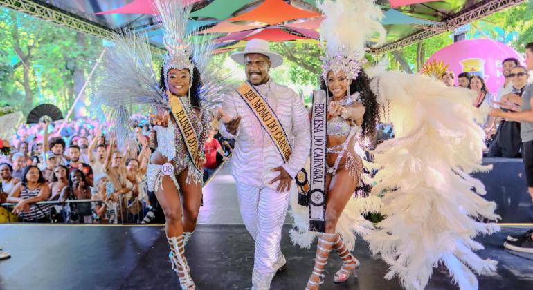 Corte Real Momesca do Carnaval de Belo Horizonte 2026 é eleita no Parque Municipal