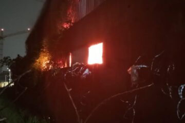 Incêndio atinge motel e mobiliza bombeiros em Belo Horizonte