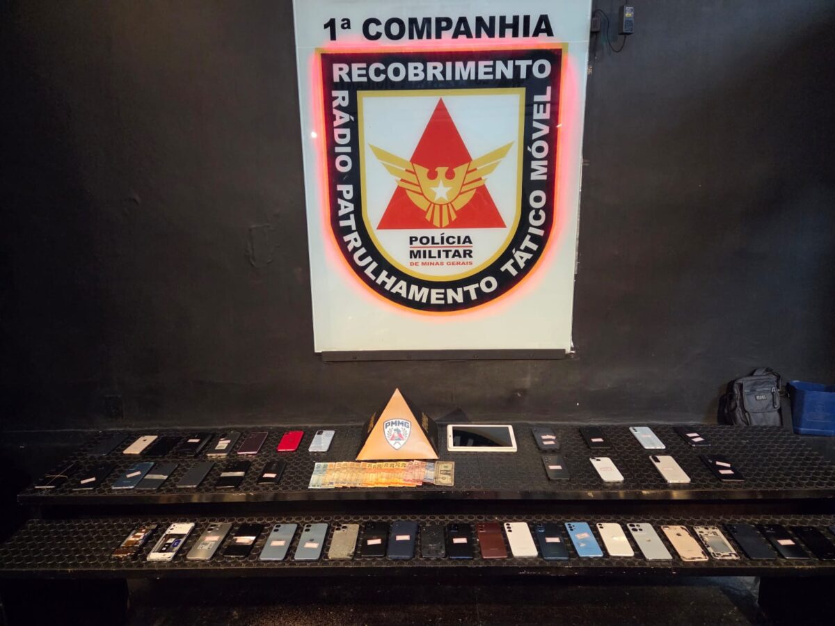 Polícia apreende celulares roubados em shopping popular no Centro de Belo Horizonte