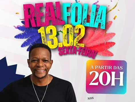 Romário Araújo se apresenta no Real Folia 2026 nesta sexta-feira; saiba mais