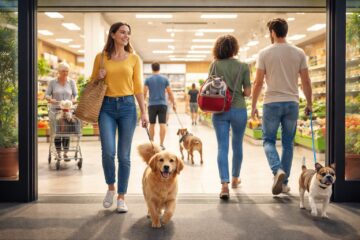 Comissão dá aval a projeto que autoriza entrada de pets em supermercados