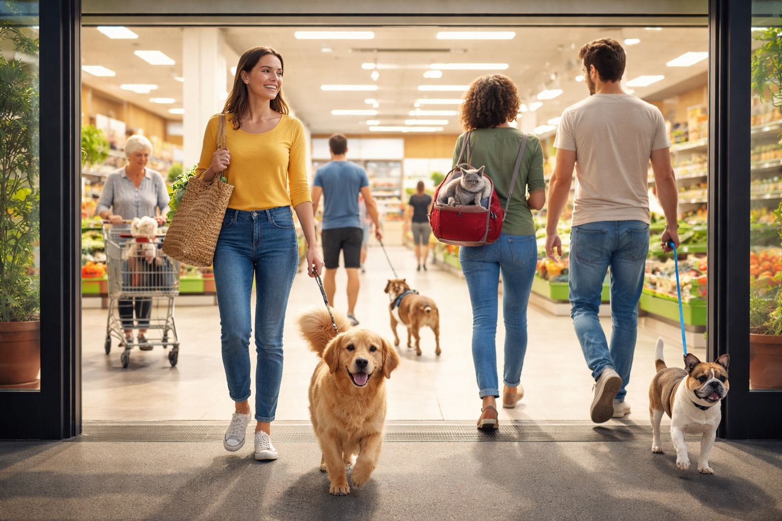 Comissão dá aval a projeto que autoriza entrada de pets em supermercados