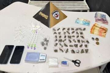 Polícia Militar prende jovem por tráfico de drogas no Nova Vista, em Itabira