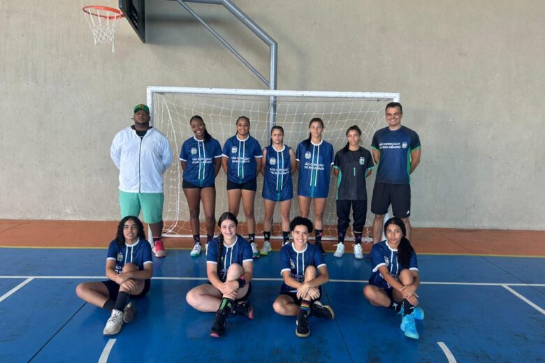 Handebol de São Gonçalo do Rio Abaixo participou da Copa Alvi Hand em Alvinópolis