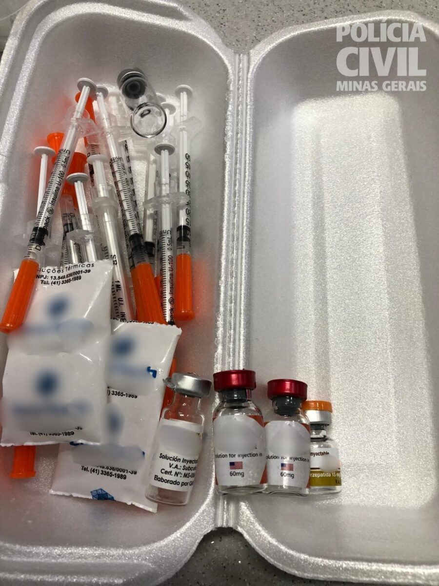 Polícia prende dois suspeitos em BH por venda ilegal de medicamento controlado usado para emagrecimento
