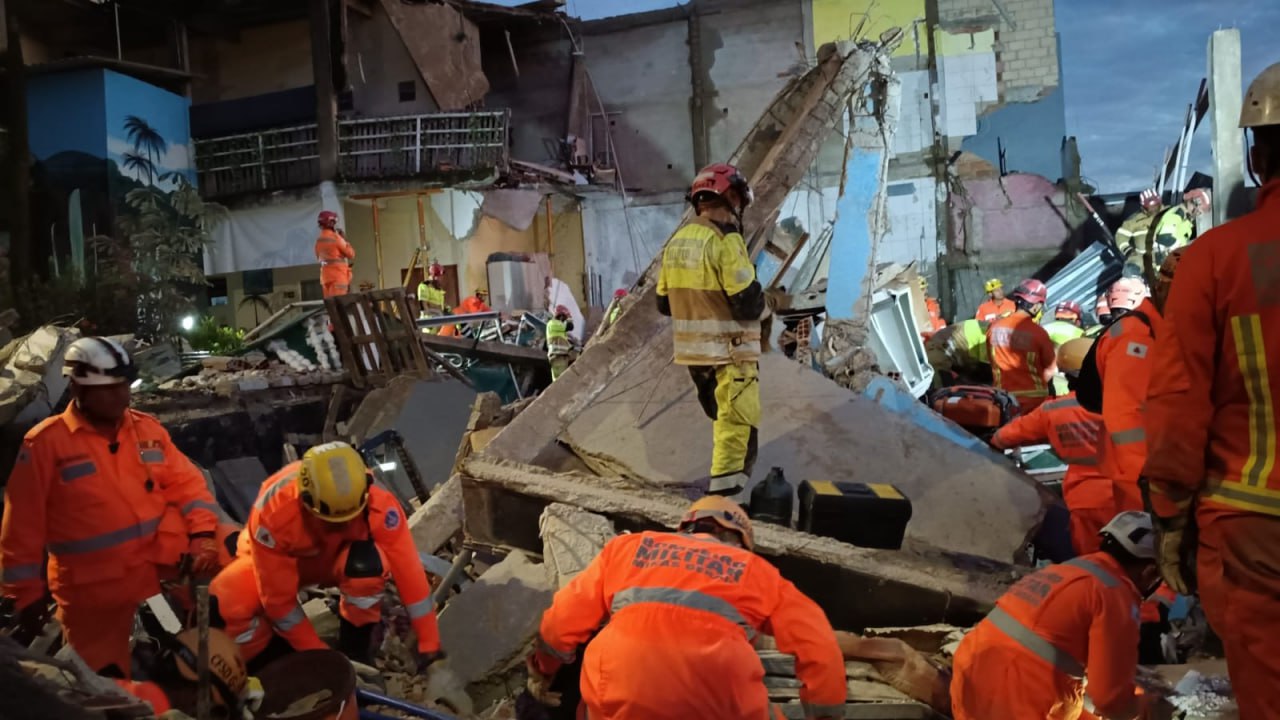 Tragédia em BH: desabamento de lar de idosos deixa 12 mortos e mobiliza 140 bombeiros
