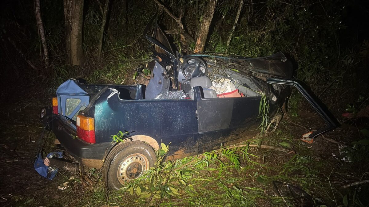 Jovem de 26 anos morre em grave acidente na MG-129, em Catas Altas