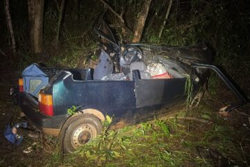 Jovem de 26 anos morre em grave acidente na MG-129, em Catas Altas