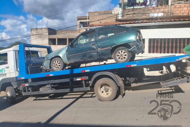 Motorista de 65 anos é detido por embriaguez ao volante após acidente em João Monlevade