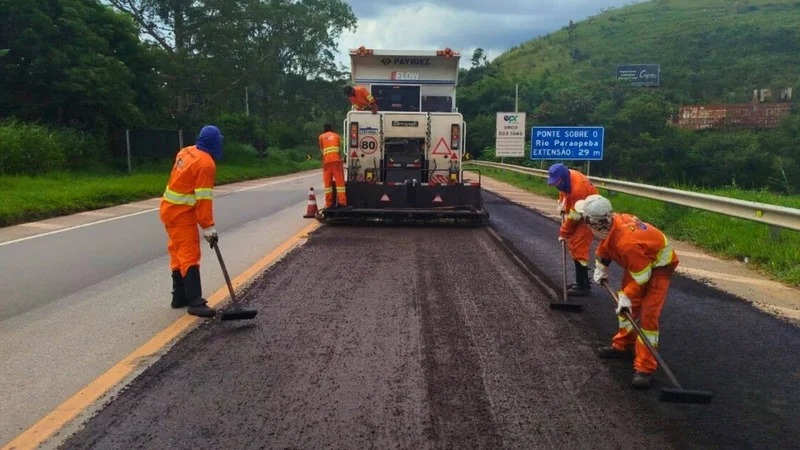 BR-040 recebe frentes de manutenção em diversos trechos até quarta-feira