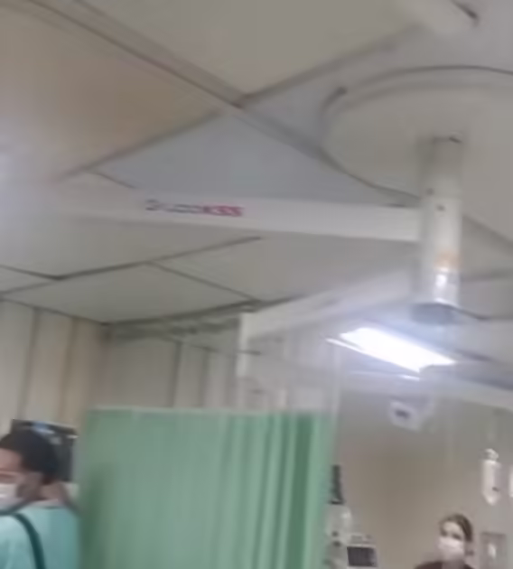 Chuva forte deixa estragos, alaga ruas e atinge alas do Hospital João XXIII em BH