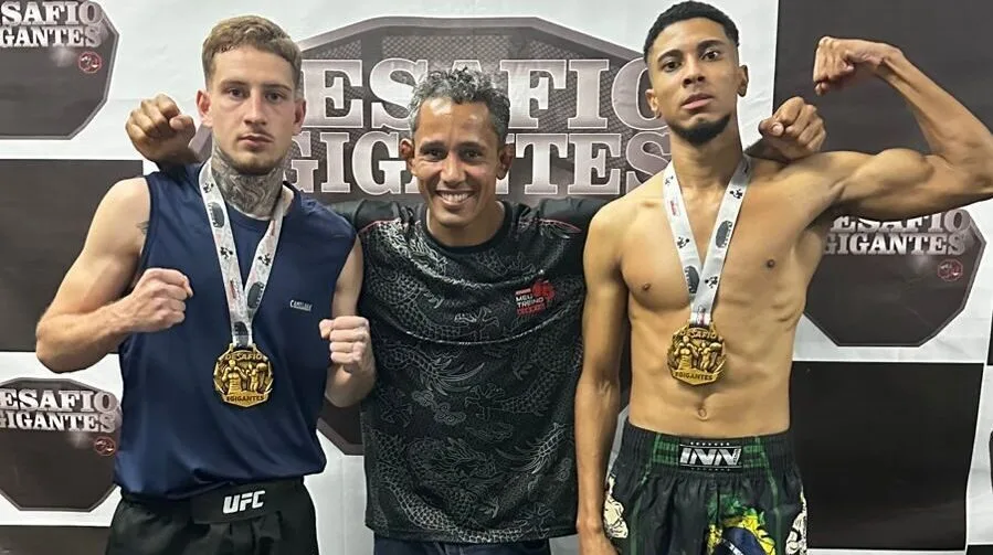 Atletas itabiranos conquistam ouro no boxe e muay thai durante Desafio de Gigantes em Contagem