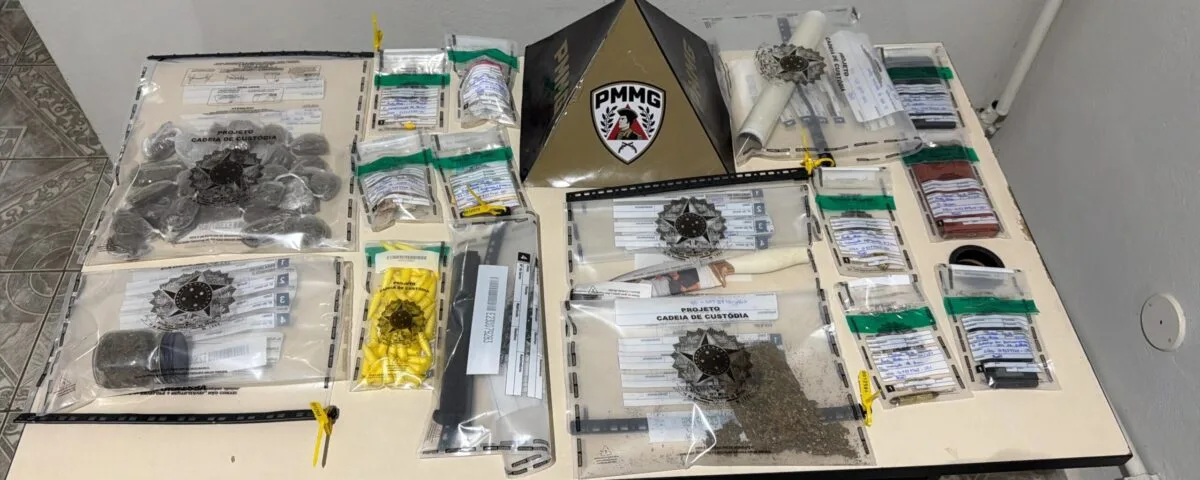 Ataque a tiros termina com três presos e grande apreensão de drogas em São Domingos do Prata