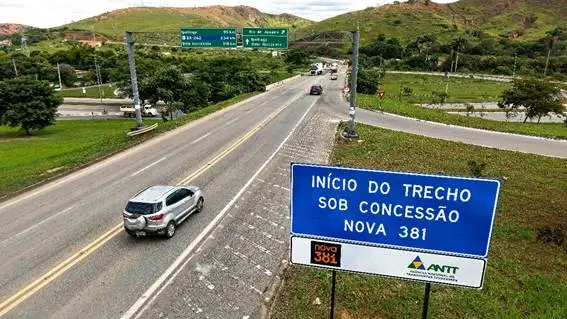 Obras provocam mudanças no trânsito em diferentes trechos da BR-381; saiba mais