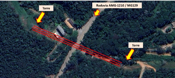 MG-129, entre Itabira e a barragem do Itabiruçu, terá interdições temporárias nesta sexta-feira para manutenção em rede elétrica