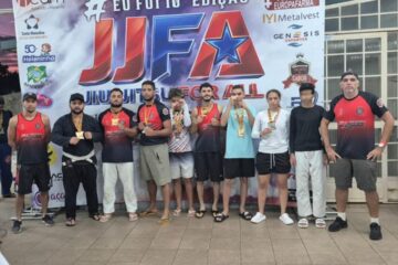 Atletas de São Gonçalo do Rio Abaixo conquistam sete medalhas em torneio de jiu-jitsu