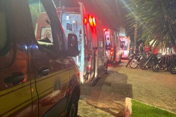 Desabamento de camarote deixa feridos durante evento no Parque de Exposições de Itabira