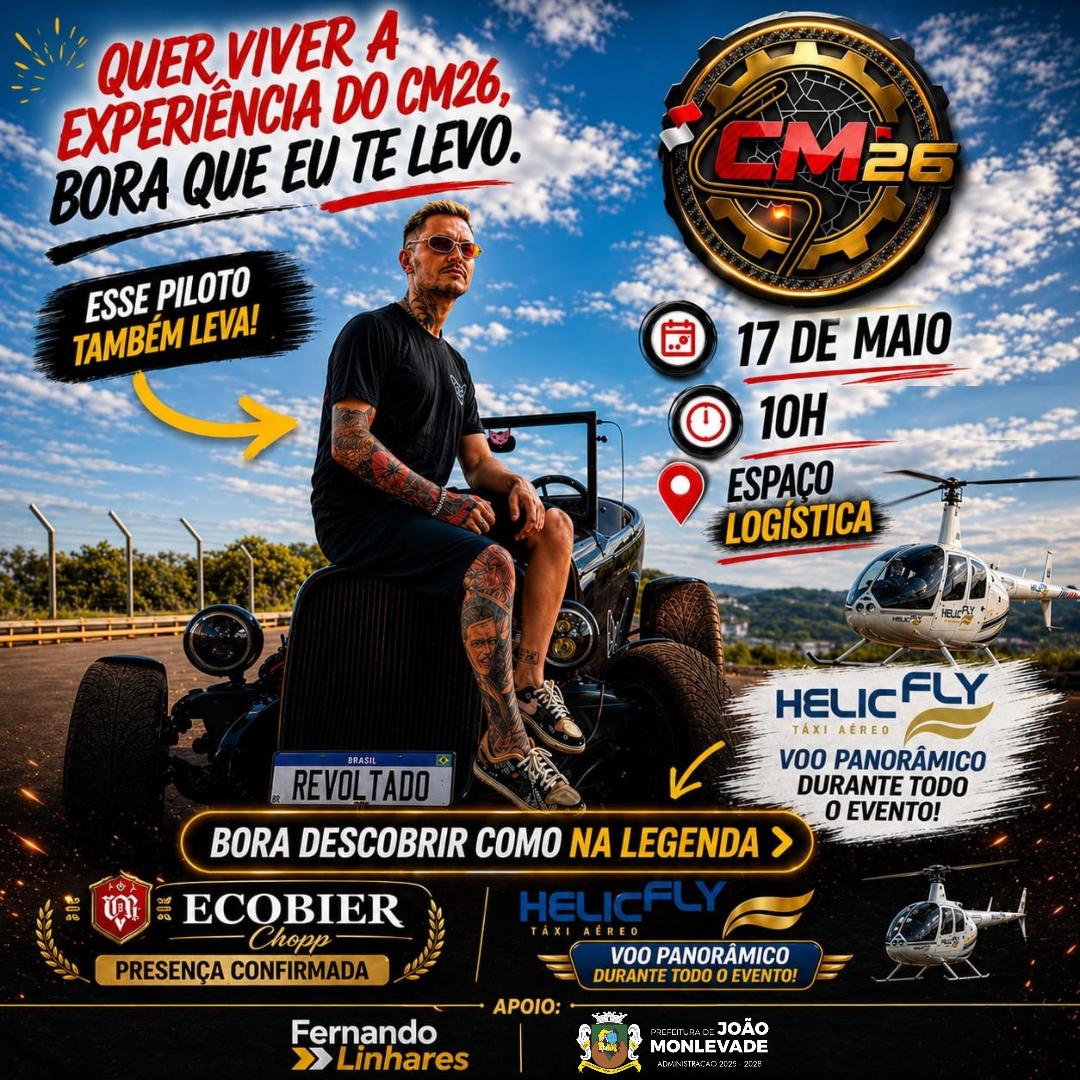 O Circuito Motor Experience 26 chega a João Monlevade no próximo sábado  com programação para toda a família
