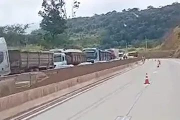 BR-381: obras em Caeté causam lentidão nos dois sentidos e exigem atenção dos motoristas nesta sexta-feira
