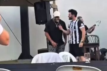 Bons de bola e de canto: jogadores soltam a voz em festa de despedida de Hulk após saída do clube