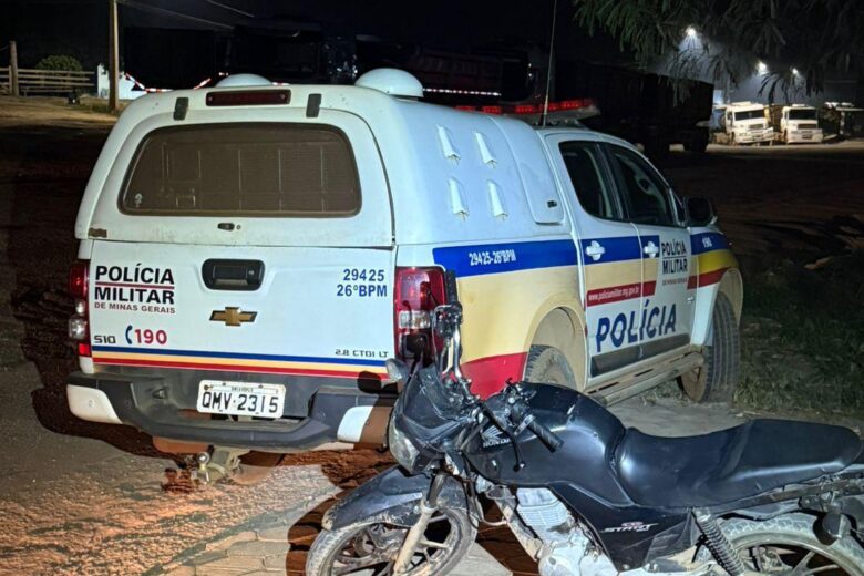 Moto roubada em Betim é encontrada em zona rural de Barão de Cocais