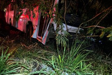 Falha em freio de ônibus causa acidente com estudantes do IFNMG na BR-367
