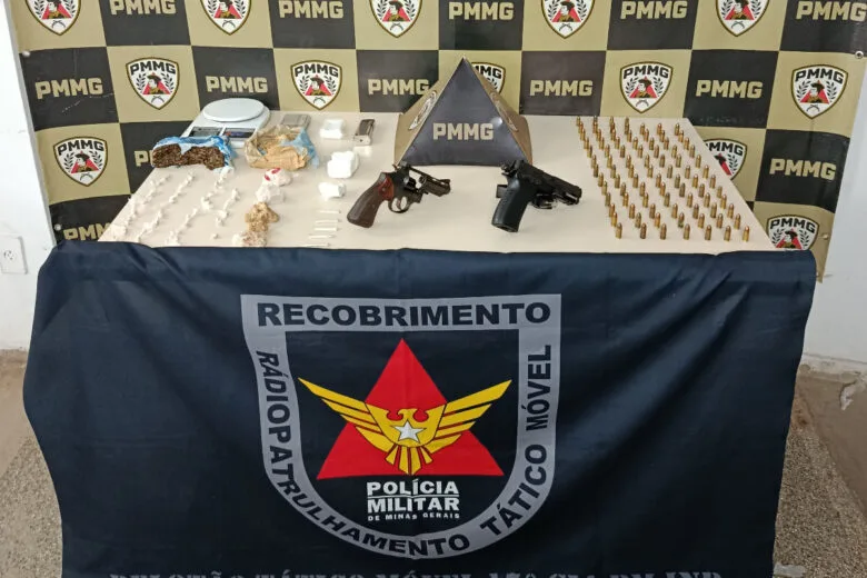 PM apreende pistola, revólver e mais de 80 munições durante operação em João Monlevade