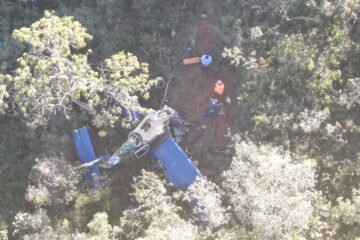 Avião agrícola cai durante pulverização de canavial e mata piloto em João Pinheiro