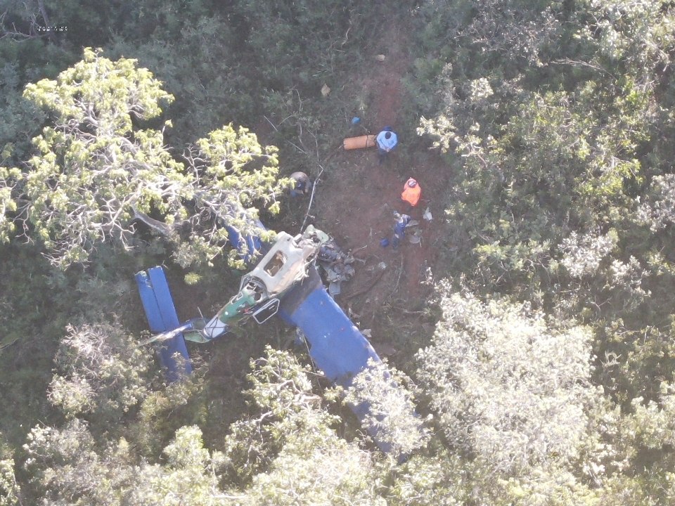 Avião agrícola cai durante pulverização de canavial e mata piloto em João Pinheiro