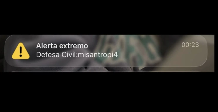 Falso alerta da Defesa Civil atingiu cerca de 30 milhões em 8 estados