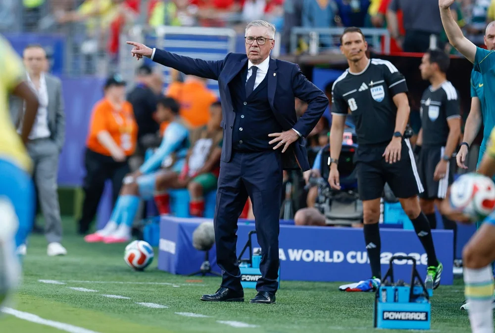 Ancelotti garante que empate na estreia do Brasil não abala confiança: “a Copa não se ganha no primeiro jogo”