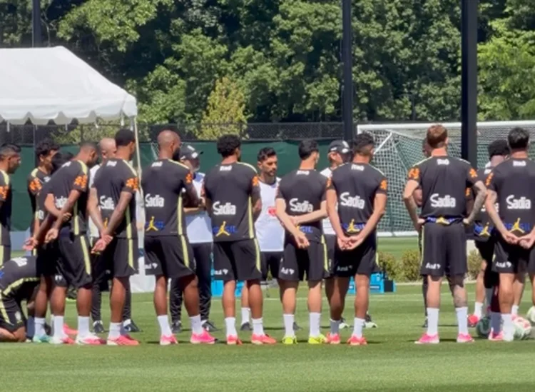 Copa do Mundo: seleção brasileira se reapresenta e faz 1º treino para encarar Haiti
