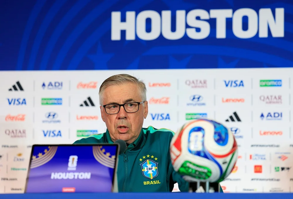 Ancelotti afirma que Brasil precisa de "mente, coração e ideia clara" para jogo contra o Japão pela Copa do Mundo 2026