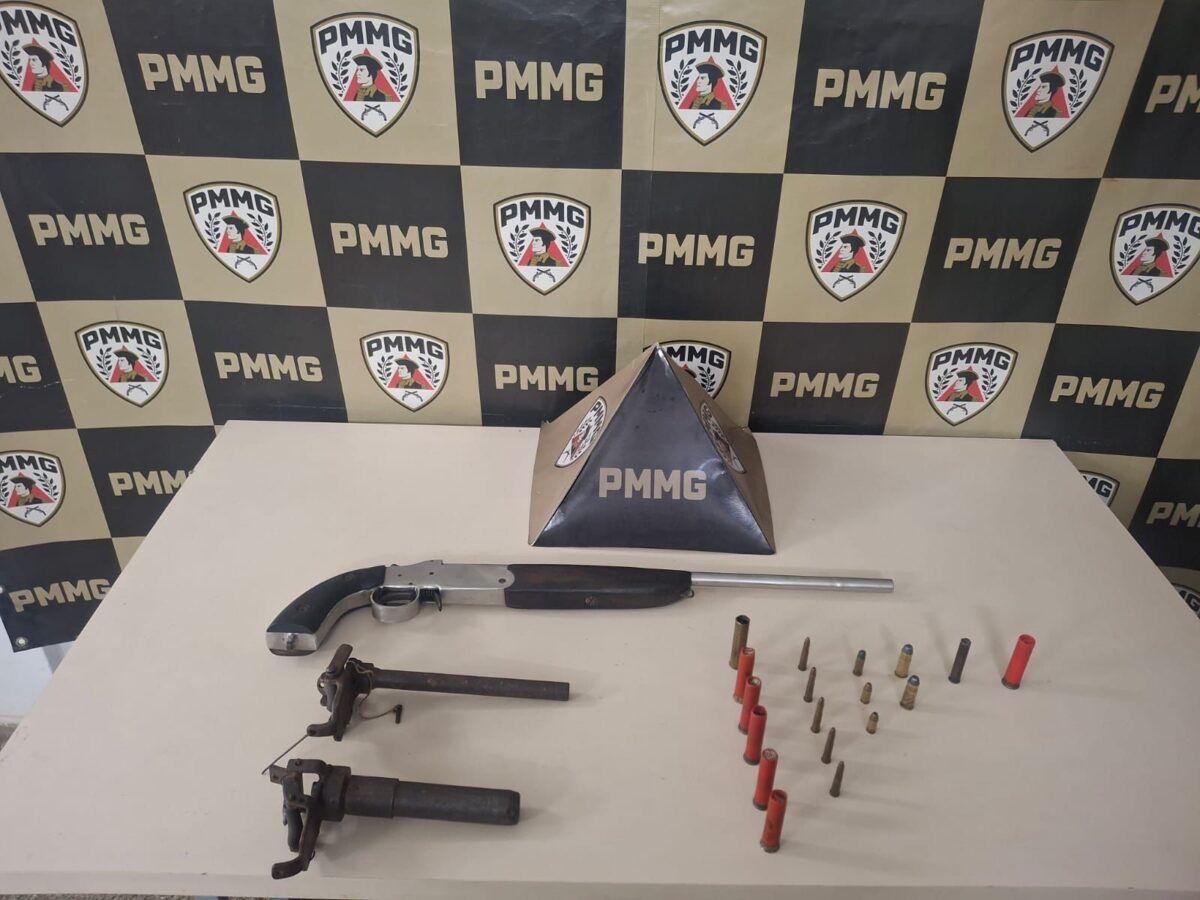 Polícia Militar prende homem e apreende três armas e munições em João Monlevade