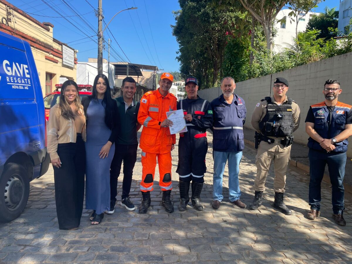 Gave recebe credenciamento do Corpo de Bombeiros para atuação em emergências no Médio Piracicaba