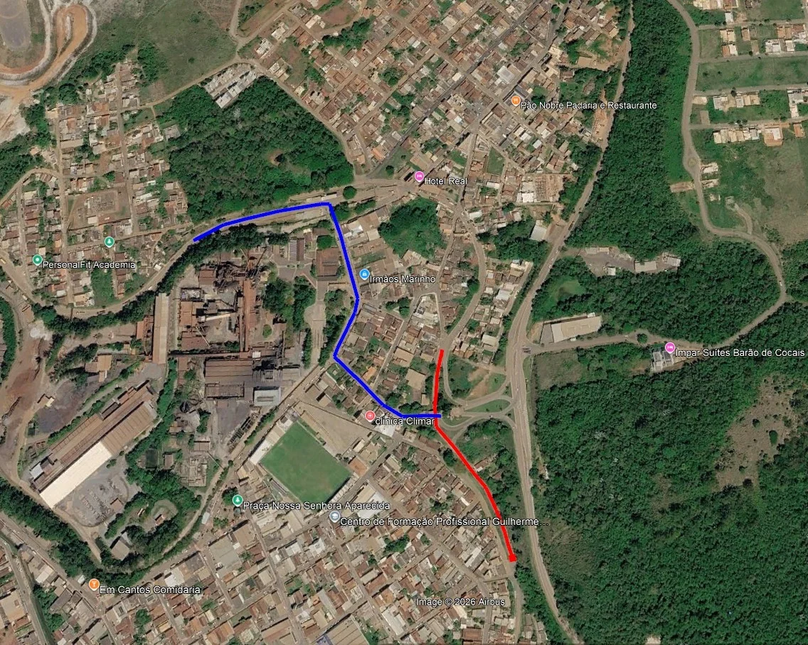 Alça viária entre Avenida do Contorno e MG-436 será interditada em Barão de Cocais neste sábado