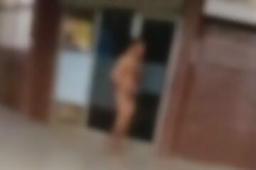 Vídeo: homem é flagrado nu no Terminal Rodoviária Genaro Mafra, em Itabira