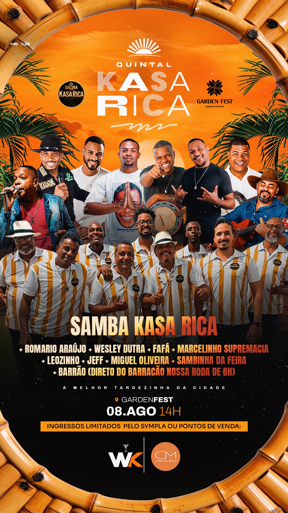 Quintal Kasa Rica reúne samba, MPB e sertanejo raiz em uma tardezinha especial em Itabira