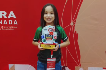 Alana Vitória e equipe Esmeralda Tech levam Nova Era à segunda colocação em campeonato de robótica no Canadá