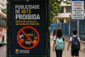 BH proíbe publicidade de bets perto de escolas e em espaços públicos