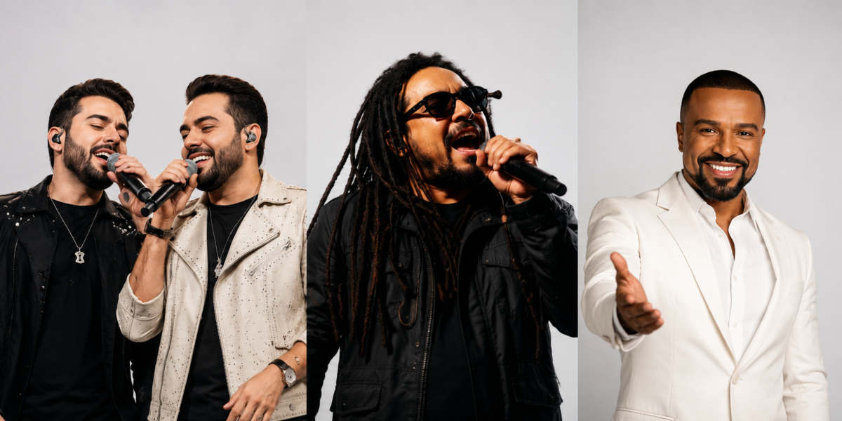 Alexandre Pires, Marcelo Falcão e Guilherme & Benuto comandam a 52ª Festa dos Pés de Pomba em Barão de Cocais