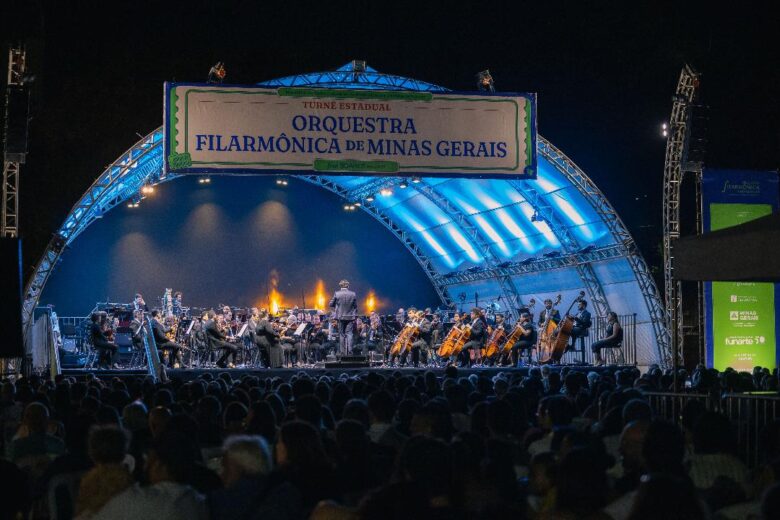 A Orquestra Filarmônica de Minas Gerais se apresenta na Praça Tiradentes de Ouro Preto na próxima sexta-feira(31)