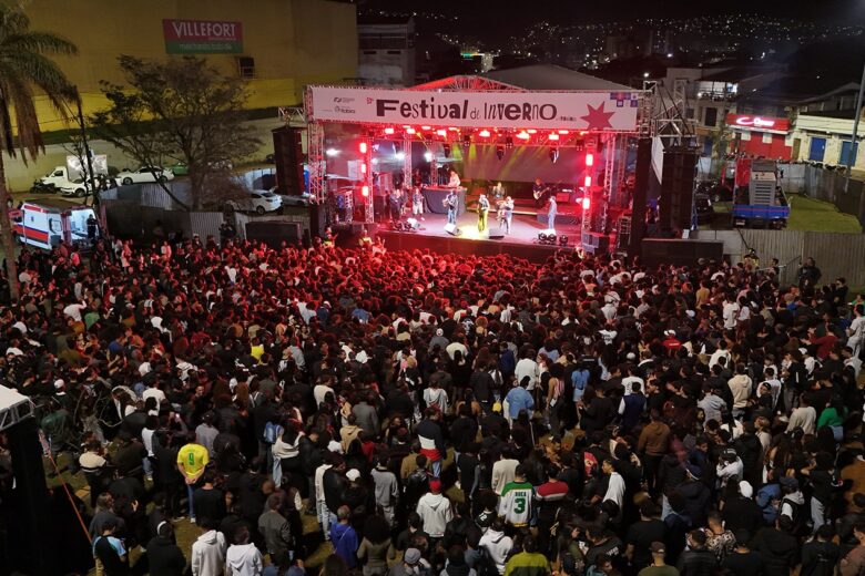 Festival de Inverno encerra 52ª edição com público superior a 20 mil pessoas em Itabira