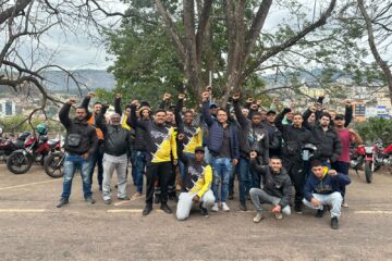 ”Breque dos app”: entregadores e motoristas de Itabira realizam manifestação durante paralisação nacional dos aplicativos
